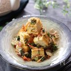 絹揚げの薬味和え