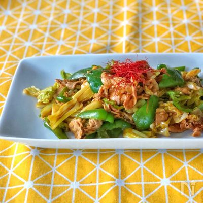 さっとひと茹でがポイント！豚こまで絶品回鍋肉