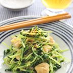 豆苗と油揚げの簡単おつまみ