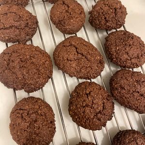 じゃむの作ってみた!投稿(【オートミールと全粒粉のココアクッキー】食物繊維たっぷり！)