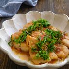 レンジで簡単♪しそ梅チキン