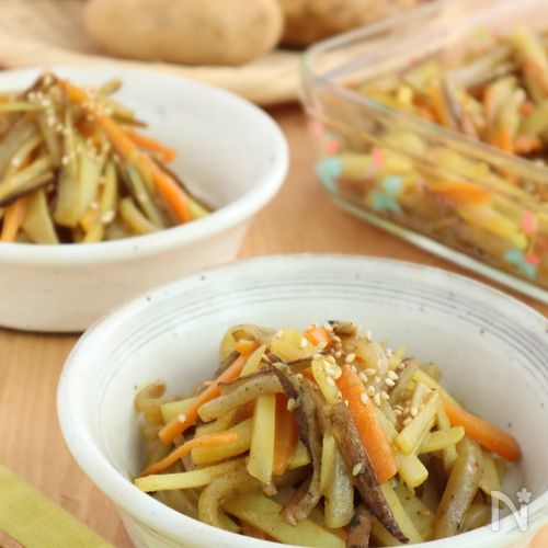 食物繊維たっぷり！根菜のコク旨カレー炒め