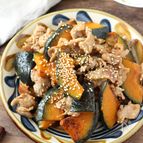 ご飯がすすむ【豚こまかぼちゃの甘辛炒め】15分で完成