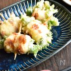 ちくわの青しそ巻き巻き天ぷら