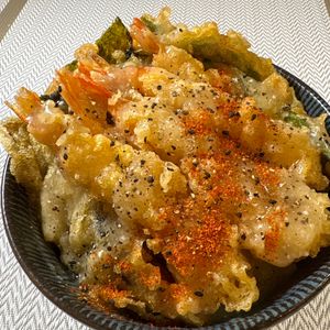 楽ラク手抜キッチン🐶🐾の作ってみた!投稿(にんにくが食欲そそる【白だしの天丼たれ】)