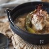 余ったお餅で、餅参鶏湯。の工程4