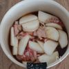 5分煮込み♪とろ〜り甘じょっぱい♡大根と豚バラのコクうま煮の工程2