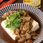 癒される味♪なめこと豆腐のとろみ煮