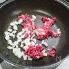 牛肉たっぷりソースカレー焼き飯の工程1
