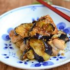 鶏もも肉と茄子の甘辛炒め【作りおき】