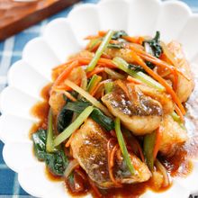 たらの中華風♡たっぷり野菜あんかけ【#とろみづけ不要】