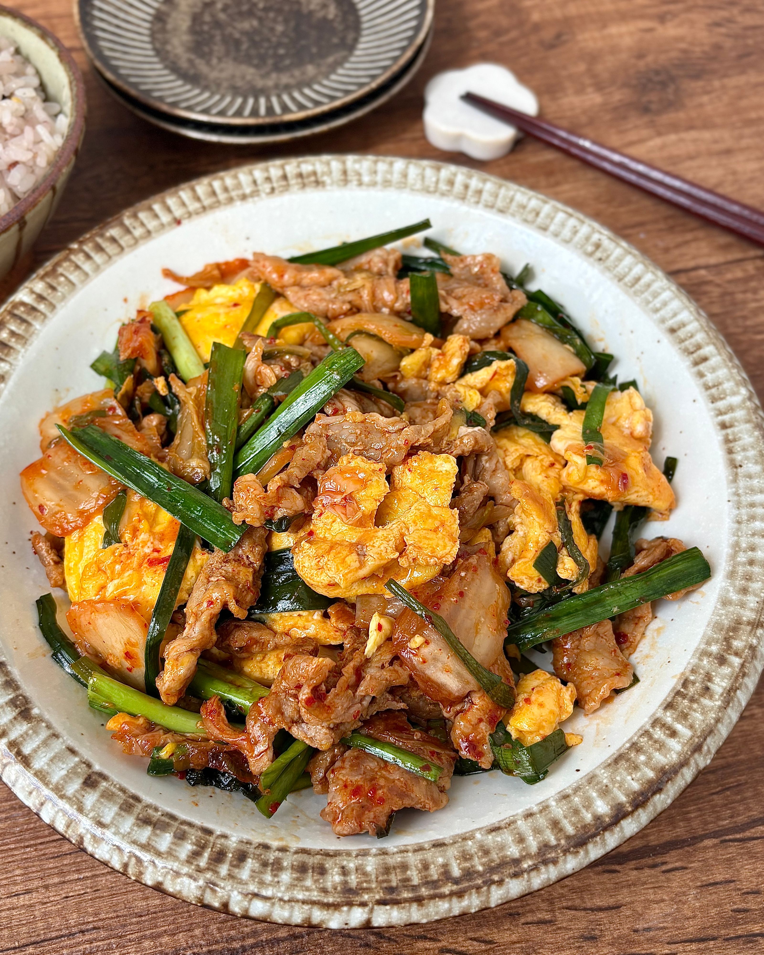 ふわたま豚キムチ炒め】定番おかず！パパッと簡単！ | レシピサイトNadia