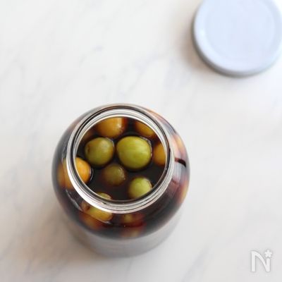 梅醤油(小梅の醤油漬け)