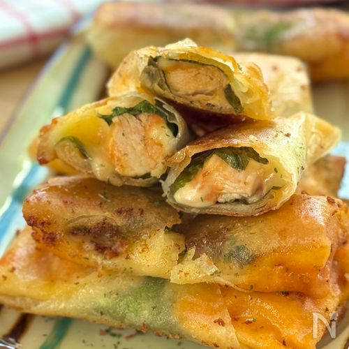 食べたらハマる！ガーリックピザ風春巻き！