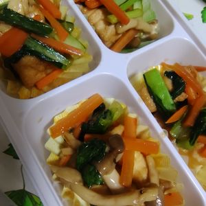 noririnの作ってみた!投稿(【冷凍作り置き】厚揚げと小松菜のしょうゆ炒め)