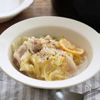 白菜と豚バラのねぎ塩レモンミルフィーユ【保温で白菜柔らか】