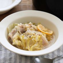 白菜と豚バラのねぎ塩レモンミルフィーユ【保温で白菜柔らか】