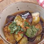 とろとろなすと大葉の梅醤油漬け