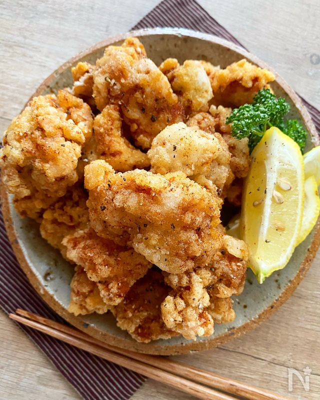 さっぱり塩レモン唐揚げ