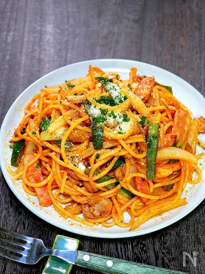 喉越しまで美味しい「濃厚ナポリタン」