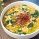 寒い日はこれに決まり！ほうれん草のかき玉うどん