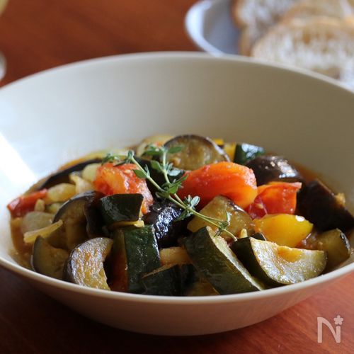 カレー風味のラタトゥイユ