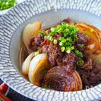 【ご飯が進む】牛肉とシャキッと新玉ねぎのてりてり甘辛醤油