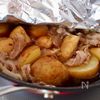 【新じゃがと豚バラの煮物】食材ふたつ！シンプル肉じゃがの工程4