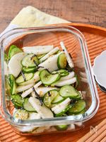 パリパリがクセになる!!【長いもきゅうりの塩昆布和え】
