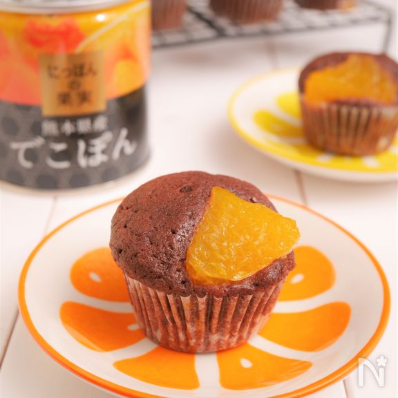 しっとり♡でこぽんミニチョコマフィン