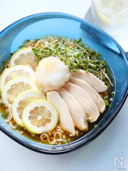 爽やか☆蜂蜜ミゾレモンの冷やしラーメン！
