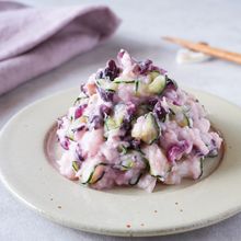 お箸止まらん！【柴漬け入り丸ごと長芋サラダ】