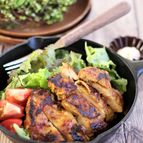 漬けて焼くだけ！フライパンタンドリーチキン【下味冷凍レシピ】