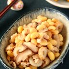 水煮大豆で簡単！甘みそ五目豆