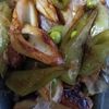 ぽぽペの作ってみた!投稿(5分【スナップエンドウとちくわのおかかバター炒め】お弁当にも)