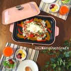 冷ごはんと残ったカレーで絶品朝ご飯！チーズと野菜の焼きカレー