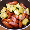 夏野菜とウインナーのとろとろトマトチーズ焼き😘🍺の工程3