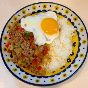 みわの作ってみた!投稿(食べやすくておいしい♩ガパオ風ライス)