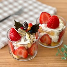 フライパンで簡単！プレゼントに！X'masカップケーキ