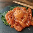 ５分でできる！サーモンの簡単ユッケ