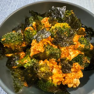 楽ラク手抜キッチン🐶🐾の作ってみた!投稿(ブロッコリーと豆腐の《韓国風♡サラダ》ボリューム満点)