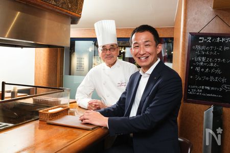 大宮シェフと藤波社長1