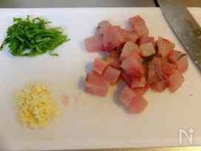 なめろう風 ワラサ 鰤 丼 By 西井千里 ち Sun レシピサイト Nadia ナディア プロの料理家のおいしいレシピ