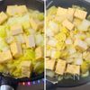 【厚揚げと白菜の卵とじ】やさしい味のヘルシーおかずの工程3