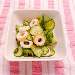 ビートの作ってみた!投稿(大葉香る【きゅうりと竹輪のさっぱりサラダ】)
