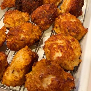 みわの作ってみた!投稿(お豆腐入りでふわふわ♩塩麹チキンナゲット)