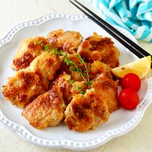 揚げ油ゼロの【から揚げ】植物油・小麦粉不使用