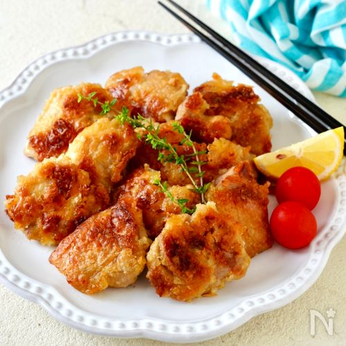 揚げ油ゼロの【から揚げ】植物油・小麦粉不使用