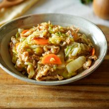 １５分で完成！【給食の具沢山中華丼】