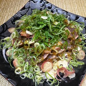 楽ラク手抜キッチン🐶🐾の作ってみた!投稿(【薬味たっぷりかつおのたたき】夏バテ防止に鉄分補給!!)